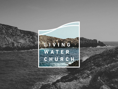 Living Water Process branding church logo mark