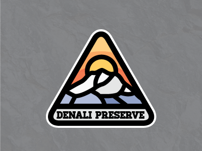 Denali Patch denali hiking logo outdoors patch