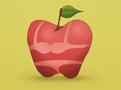 Apple on vacation ‎digital‬ ‪sunburn ‪‎apple‬ ‪‎art‬ ‪‎design‬ ‪‎drawing‬ ‪‎illustration‬ ‪‎vacation‬