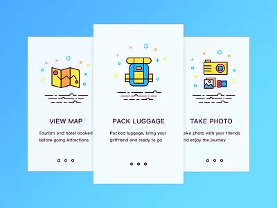 Day003-Trip Onboarding app aronboarding guide photo profile travel trip ui ux