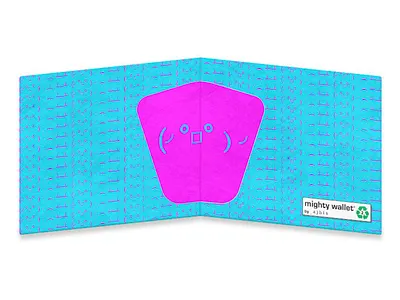 (╯°□°）╯︵ Table Inside cyan emoticon hot pink mightywallet red tableflip wallet