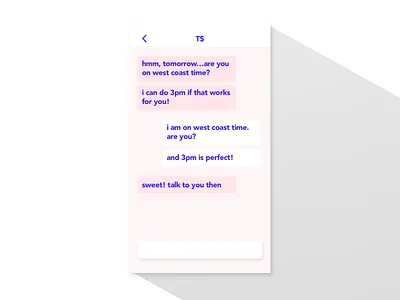 Direct Messaging—Daily UI #013 013 dailyui direct message dm message