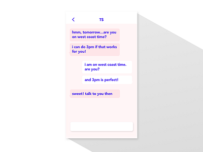 Direct Messaging—Daily UI #013 013 dailyui direct message dm message