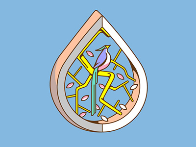 Chinese Window 01 icon illustration