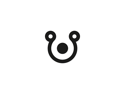 Bear animal bear brand logo logotype mark minimalistic