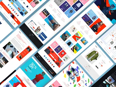15 Great & stylish samples color e commerce fashion magazine product sample shop store ui ui kit ux
