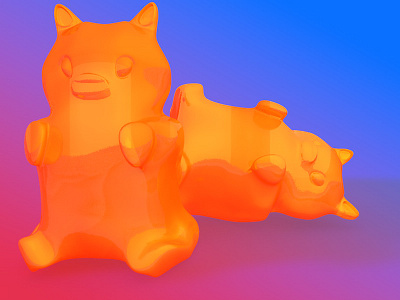 Gummy Bear c4d illustration3d