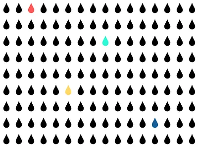 Drops art colour drops minimal rain simple sketch weird