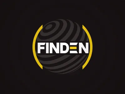 Finden logo logotype