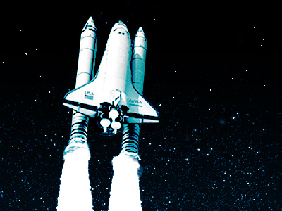 Endeavor collage photoshop science space
