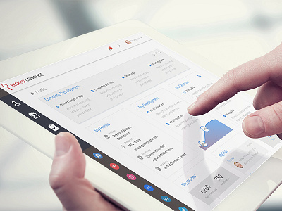 Mobile Application app ipad portal recruit tablet