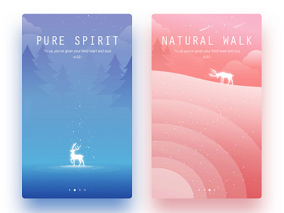 Natural android app black clean ios minimal minimalist mobile monochrome portfolio white