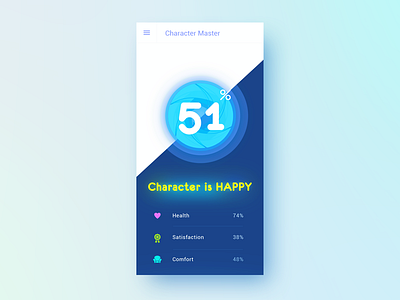 Сoncept for profile of game character character child composition concept game profile statistic strong 美术