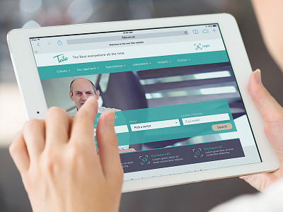Tate responsive website flat jaywing responsive tablet ui