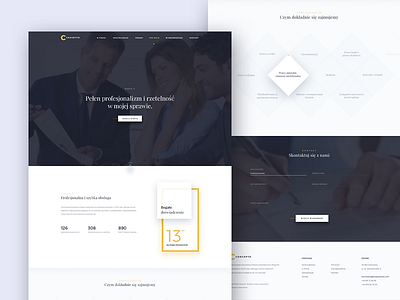 Lawyer landing landingpage law lawyer layout simple web