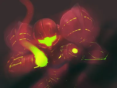 Samus aran metroid nintendo samus sketch