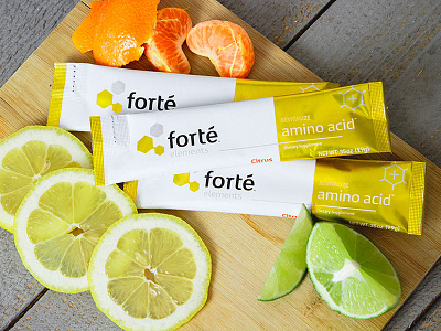 Forté Elements - Packaging elements fruit health medical packaging supplement