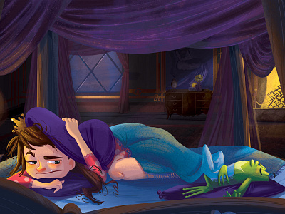 Frog Prince for Storytime, Loud sleeper cute frog prince kidlitart magazine storytime uk