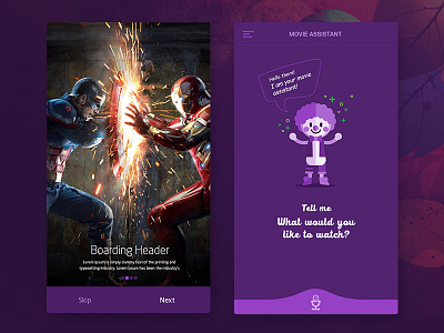 Movie App android app black clean concept dark iphone movie new ui