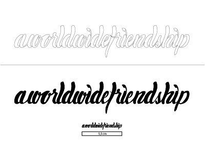 a worldwide friendship jewellery lettering stuff