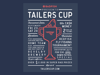 Badfish Tailers Cup charleston fishing fly fishing redfish tournament