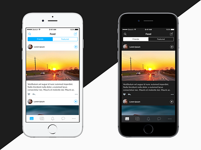 Sneak Peek - Photo App app apple dark feed ios iphone mode social theme