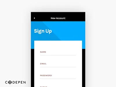 Invision Chat UI Screen 1-2 (codepen) chat code codepen css free html invision kit share ui