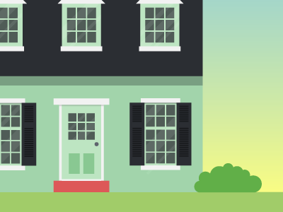 House Crumb architecture cape cod door flat home house shutters windows