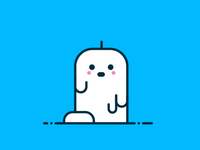 Candle 🕯 animation candle flat illustration kawai motion