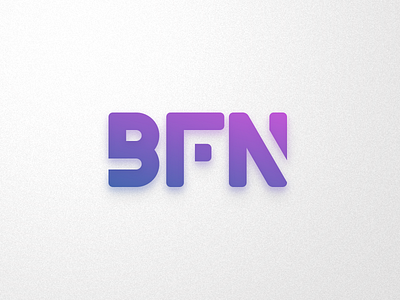 BFN logotype graphic design logo logo design