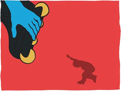 Pro Freestyle Inline illustration drawing freestyle illustration inline jump pro freestyle series skate