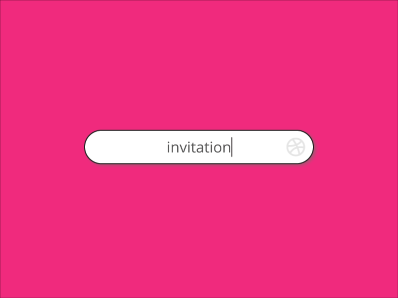 Dribbble Invite animation competition contest design draft dribbble giveaway invitation invite motion prospect search