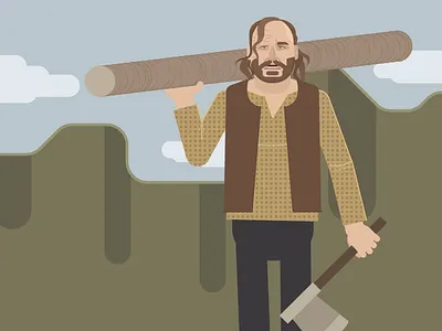 The Hound character got the hound vector