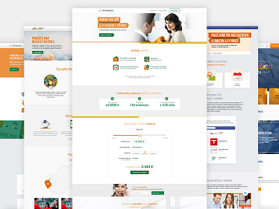 VUB Bank Slovakia | Various microsites webdesign