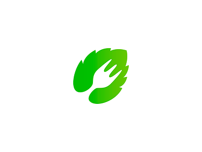 Leave logo brand cafe color food green identity leave logo vegan