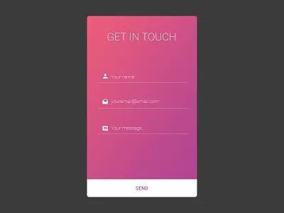 Daily Ui 028 028 contact daily design interface ui us