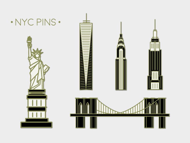 Example of NYC Pins
