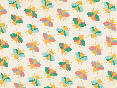 Never Trust the Living beetle bug icon illustration insect minimal pattern stipple texture