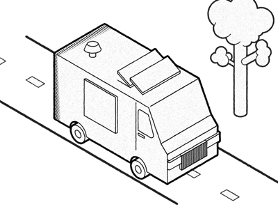 Isometric shot after effects animation car driving gif illustration isometric perspective road route van