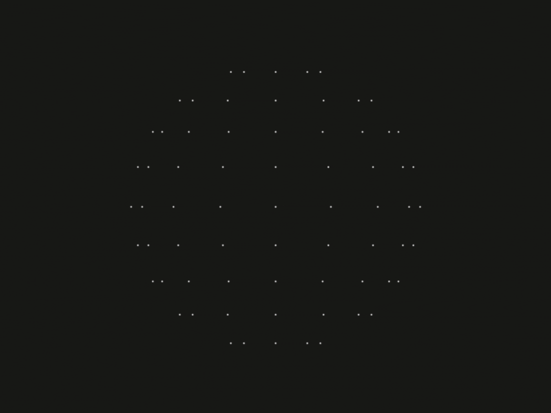 Dots 2 3d animation cinema4d cycle data dot gif grid loop matrix sphere test