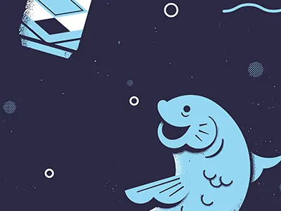 Posters & Pints Preview 2016 beer fish grainbelt ice fishing illustration minnesota pints poster screen print winter