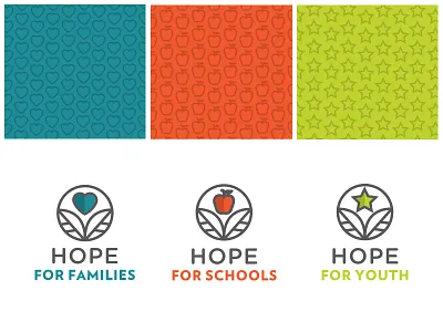 Georgia Hope branding flat design iconography icons logo design mark nature pattern sub branding typography wallpaper