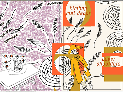 Turning Korean acculturation color narrative‬ pattern‬ zine