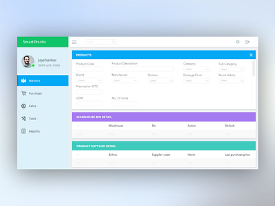 Smart Practix (Web-app) design graphic pakistan ui web app