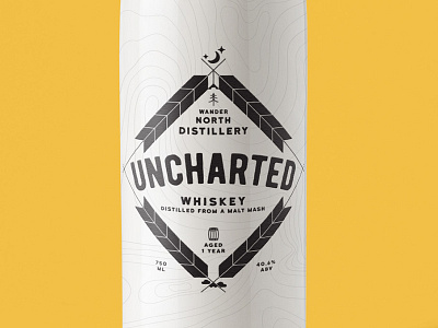 Uncharted 2 alcohol constellations label label design malt whiskey packaging uncharted whiskey
