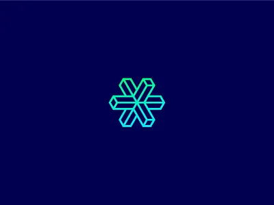 3D Cross 3d block brand cross cube geometric identity logo mark optical symbol