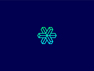 3D Cross 3d block brand cross cube geometric identity logo mark optical symbol