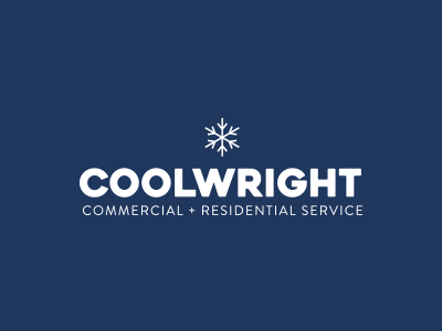 Coolwright air brand logo repair service snowflake