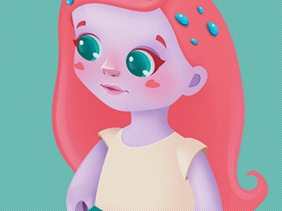 Tiny illustration 1 candy character design game girl illustration porcelain