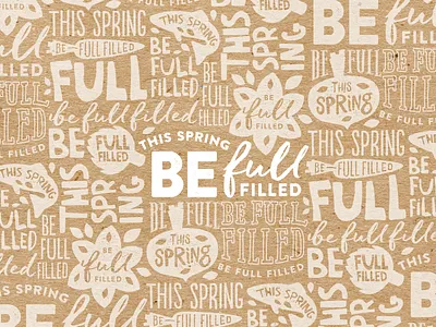 New Seasons Pattern for Spring Campaign market paper bag pattern spring supermarket